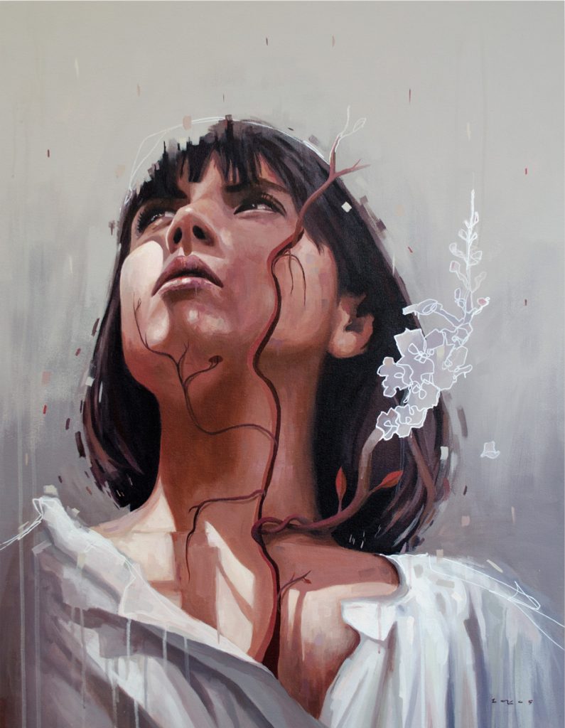 Grieta / Acrílico sobre lienzo