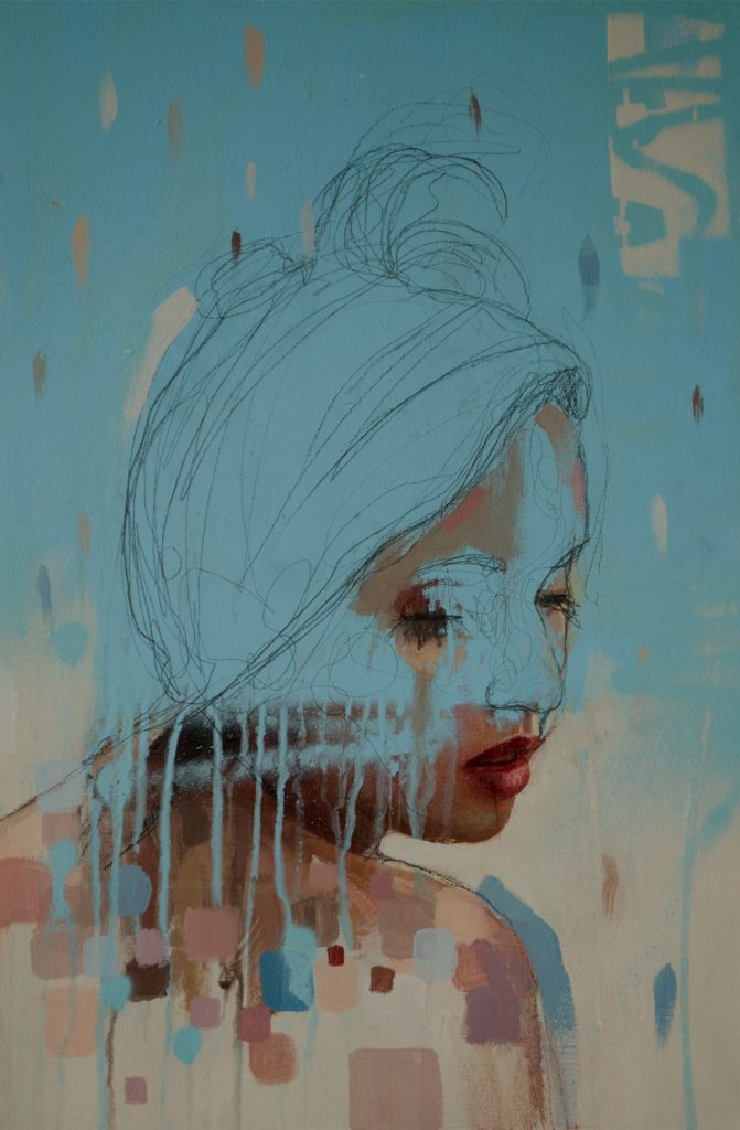 Errar, pintura Mixta sobre lienzo